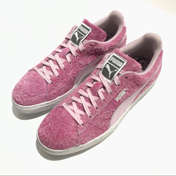 NIB Puma Suede Elemental Hairy Wool Sneakers - Picture 3 of 16